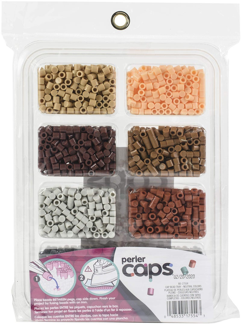 Perler Neutral Colors Caps Bead Tray, 2000pcs - Image 2